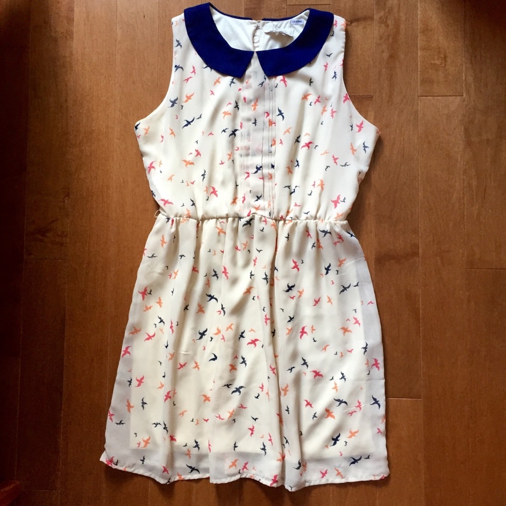 Olive & Oak White Shoulderless Summer Dress